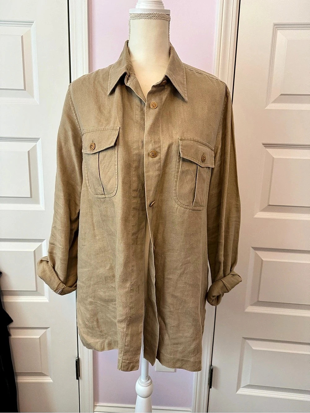 Lauren Ralph Lauren Linen Cotton Button Down